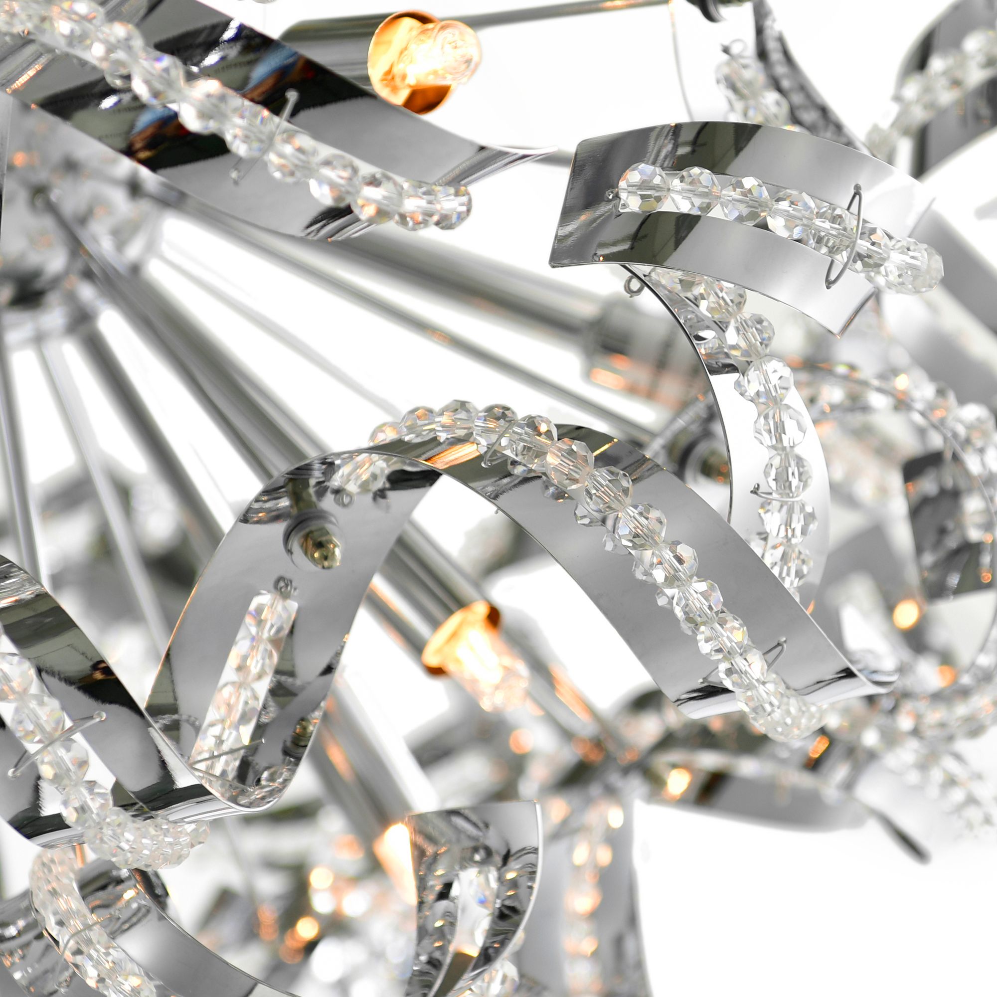 Image 5 Swivel 13 Light 22in Chrome Flush Mount more views