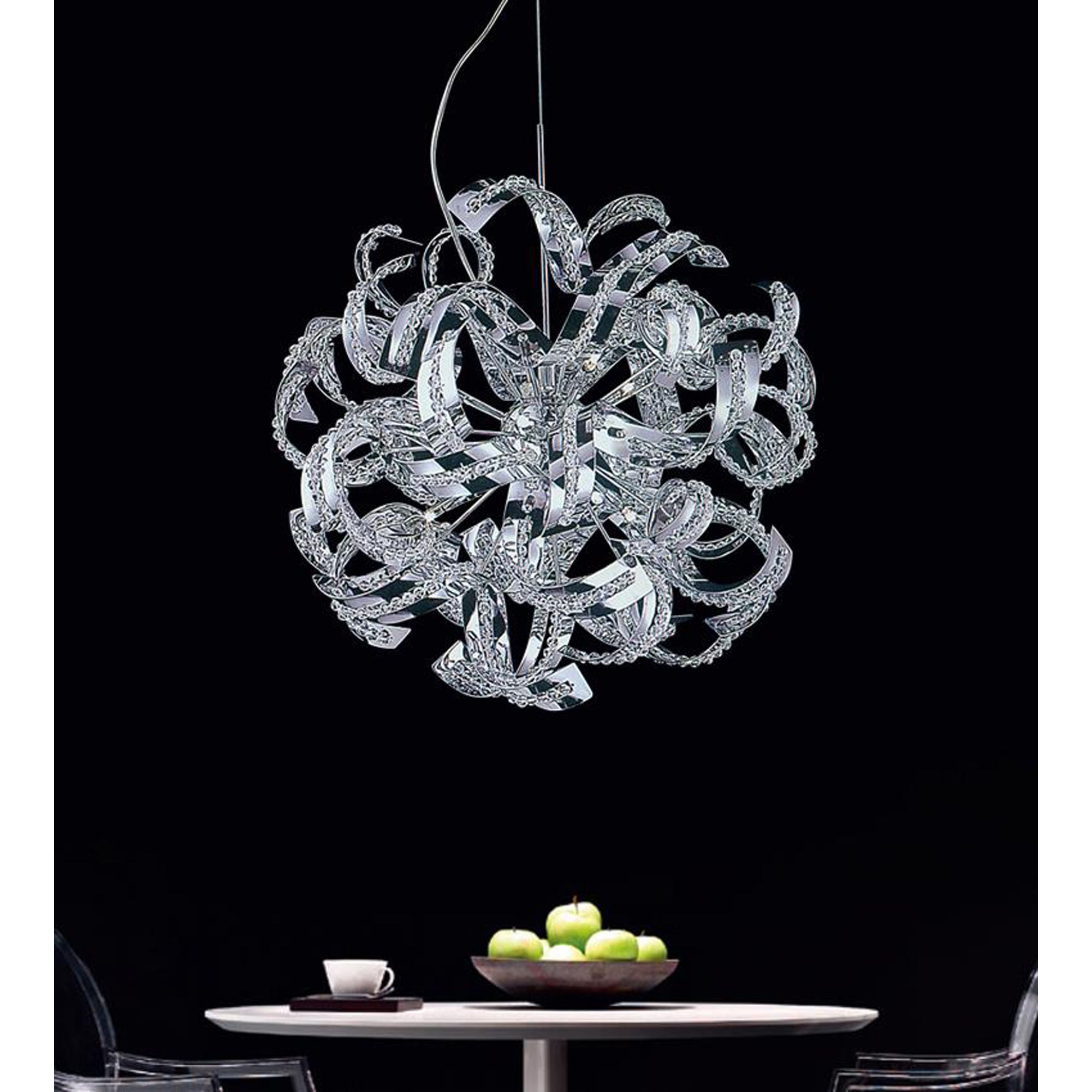 Image 3 Swivel 14 Light 22in Chrome Chandelier more views