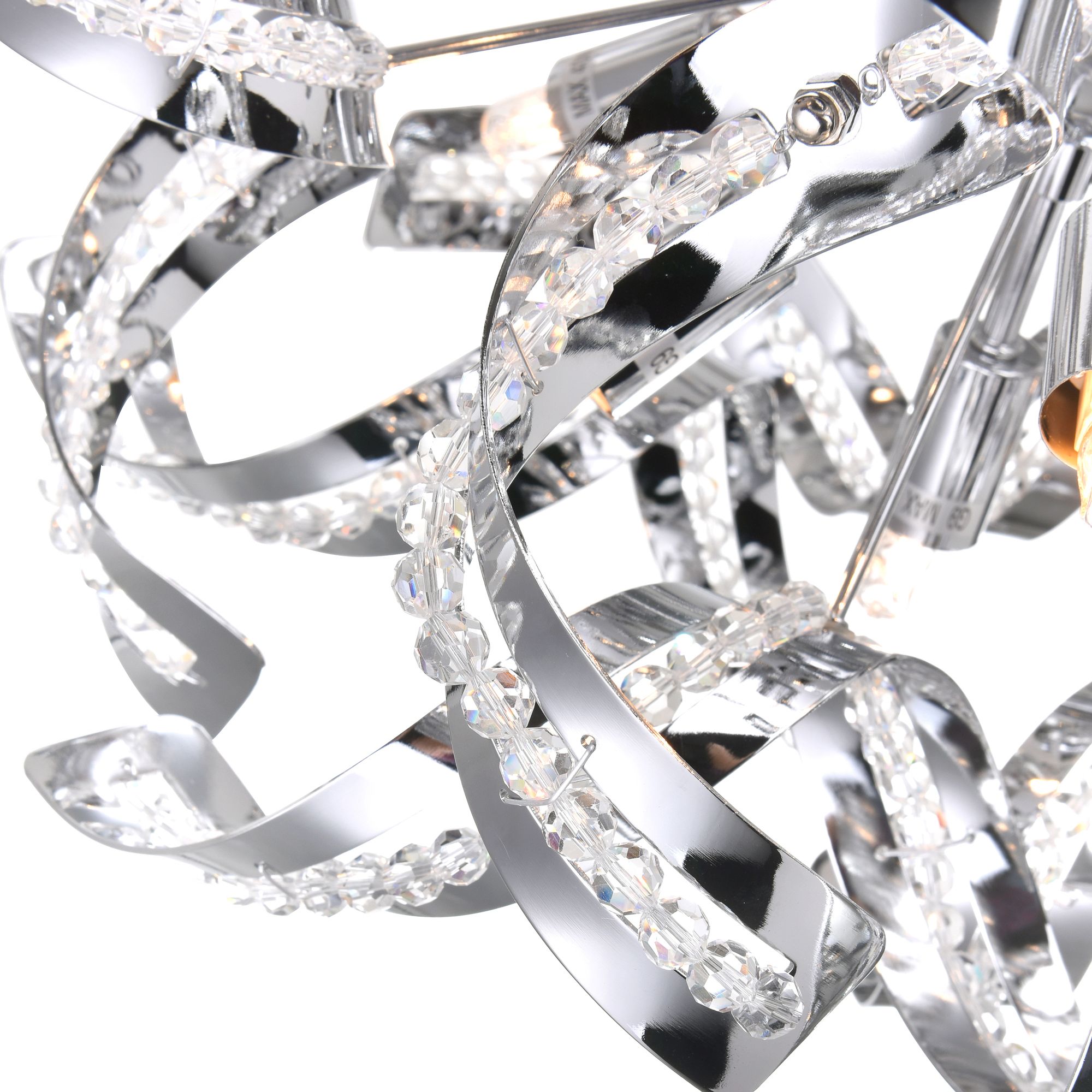 Image 2 Swivel 18 Light 29in Chrome Chandelier more views