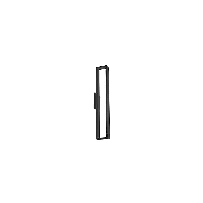 Image 2 Swivel 23 1/2" High Black LED Wall Sconce more views