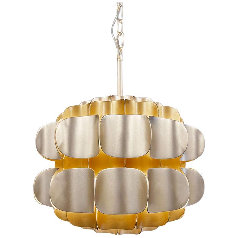 Image 1 Swoon 1-Lt Pendant - Antique Gold/Gold Dust