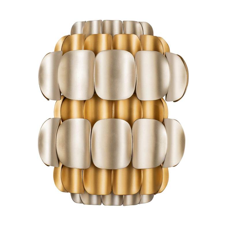Image 3 Swoon 1-Lt Sconce - Antique Gold/Gold Dust more views