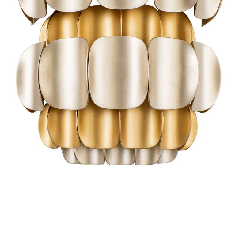 Image 4 Swoon 1-Lt Sconce - Antique Gold/Gold Dust more views