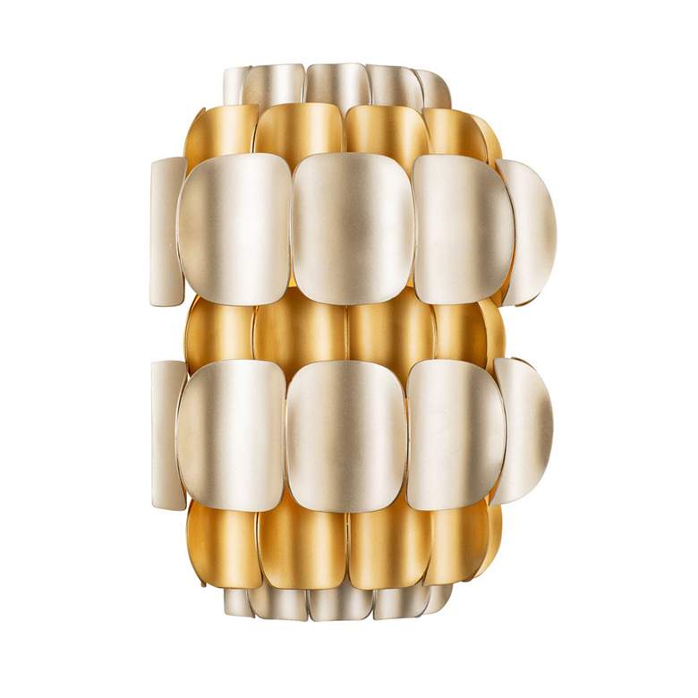 Image 5 Swoon 1-Lt Sconce - Antique Gold/Gold Dust more views