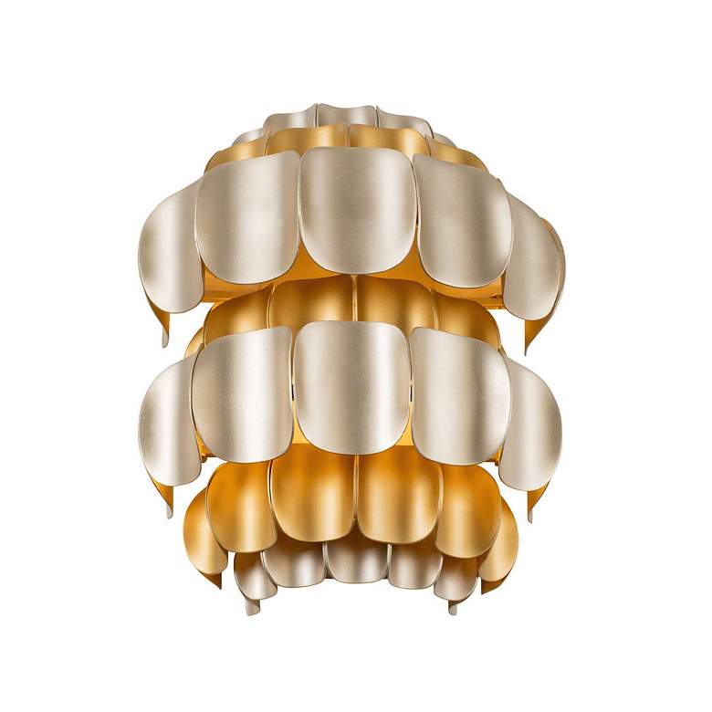 Image 7 Swoon 1-Lt Sconce - Antique Gold/Gold Dust more views