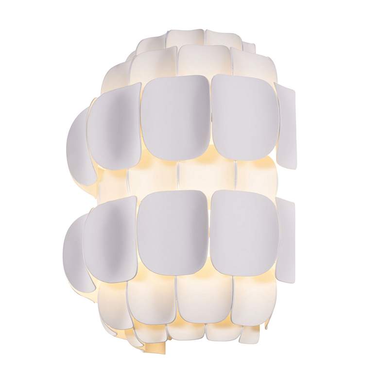 Image 2 Swoon 1-Lt Sconce - Matte White more views