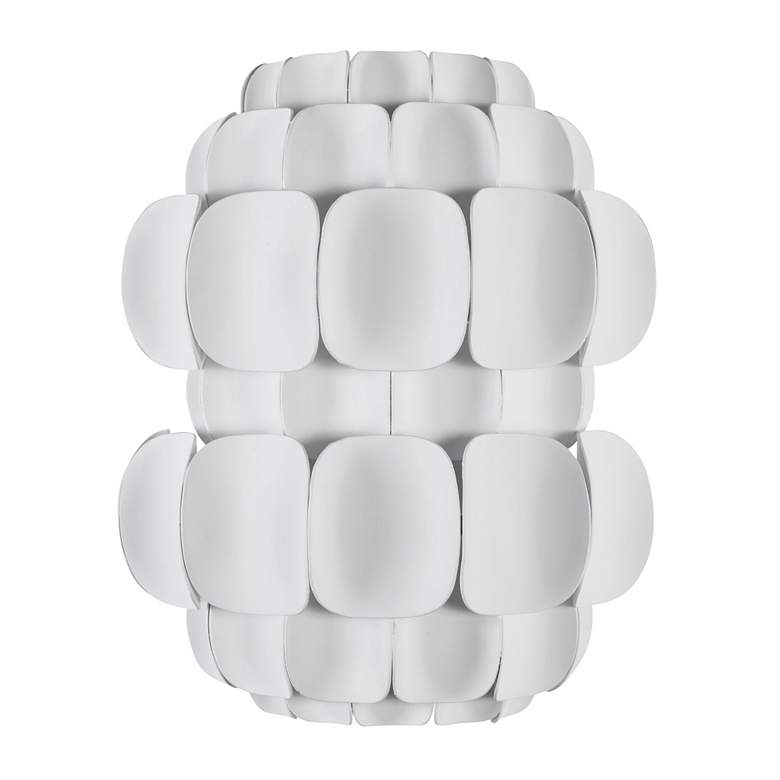 Image 3 Swoon 1-Lt Sconce - Matte White more views