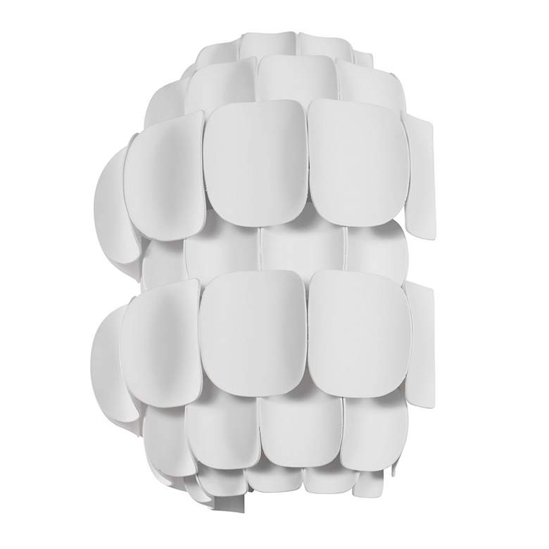 Image 4 Swoon 1-Lt Sconce - Matte White more views