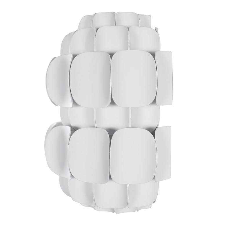 Image 5 Swoon 1-Lt Sconce - Matte White more views