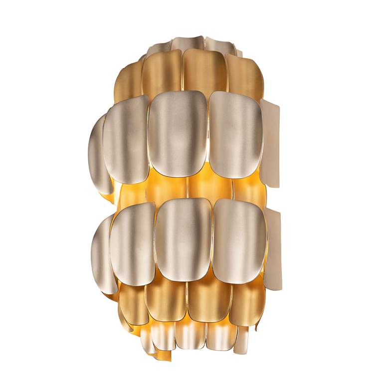 Image 2 Swoon 2-Lt Sconce - Antique Gold/Gold Dust more views