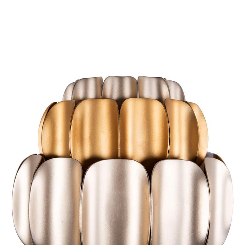 Image 5 Swoon 2-Lt Sconce - Antique Gold/Gold Dust more views