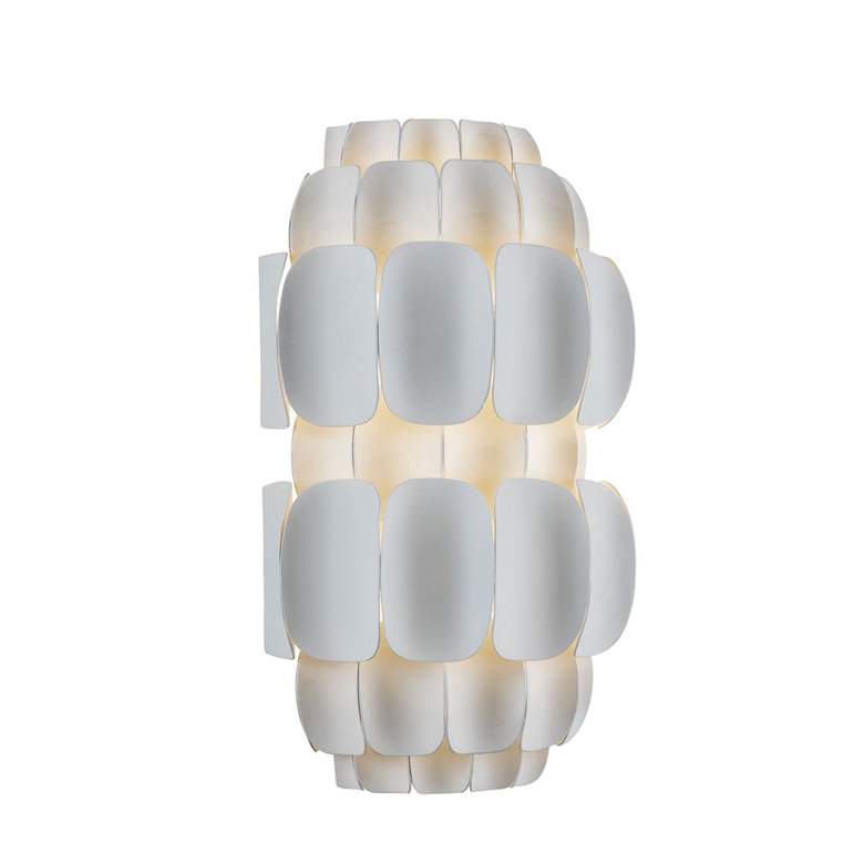 Image 3 Swoon 2-Lt Sconce - Matte White more views