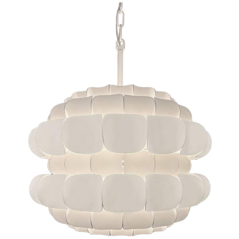 Image 1 Swoon 3-Lt Pendant - Matte White