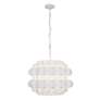 3_Swoon 3-Lt Pendant - Matte White more views