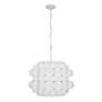 4_Swoon 3-Lt Pendant - Matte White more views