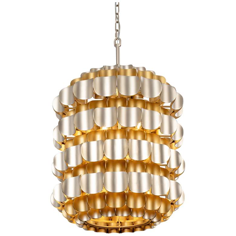 Image 1 Swoon 6-Lt Foyer - Antique Gold/Gold Dust
