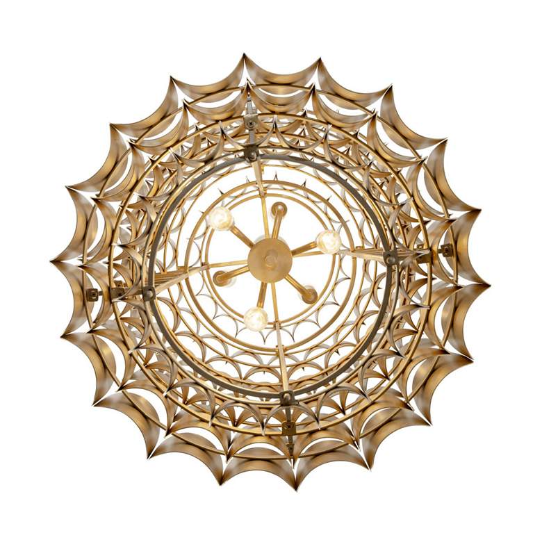 Image 2 Swoon 6-Lt Foyer - Antique Gold/Gold Dust more views