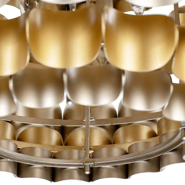 Image 3 Swoon 6-Lt Foyer - Antique Gold/Gold Dust more views
