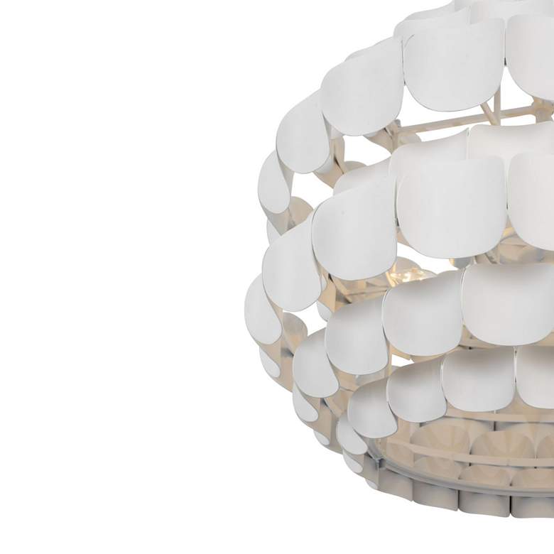 Image 3 Swoon 6-Lt Pendant - Matte White more views