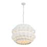 5_Swoon 6-Lt Pendant - Matte White more views