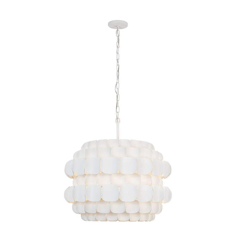 Image 6 Swoon 6-Lt Pendant - Matte White more views
