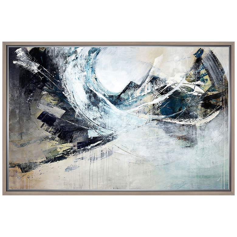 Image 1 Swooped Activities 21 3/4 inch Wide Framed Canvas Wall Art