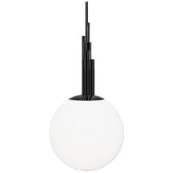 Sybil 14in LED Mini Pendant 3500K in Polished Black Nickel