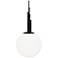 Sybil 14in LED Mini Pendant 4000K in Polished Black Nickel