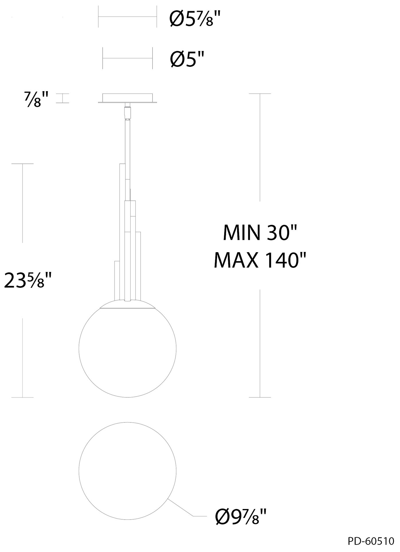 Image 5 Sybil 23.63"H x 9.9"W 1-Light Mini-Pendant in Aged Brass more views