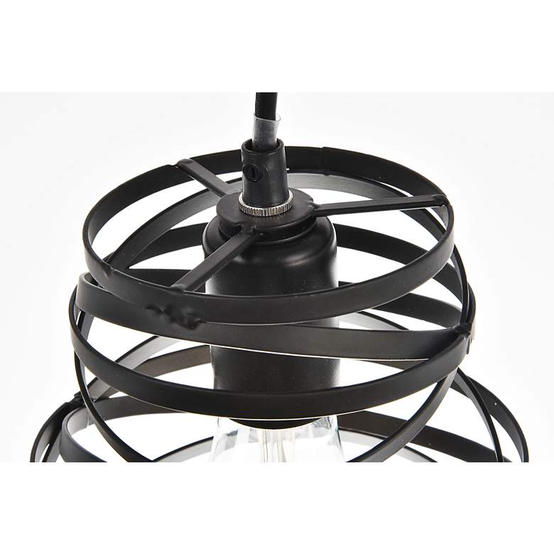 Image 6 Sybil Collection Pendant D7.5 H9.2 Lt:1 Matte Black Finish more views