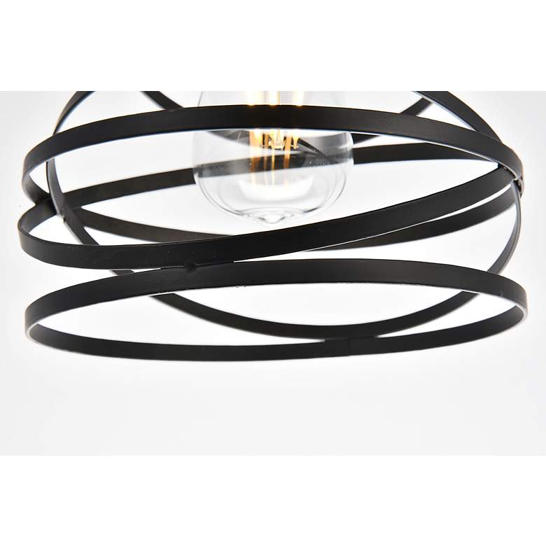Image 7 Sybil Collection Pendant D7.5 H9.2 Lt:1 Matte Black Finish more views
