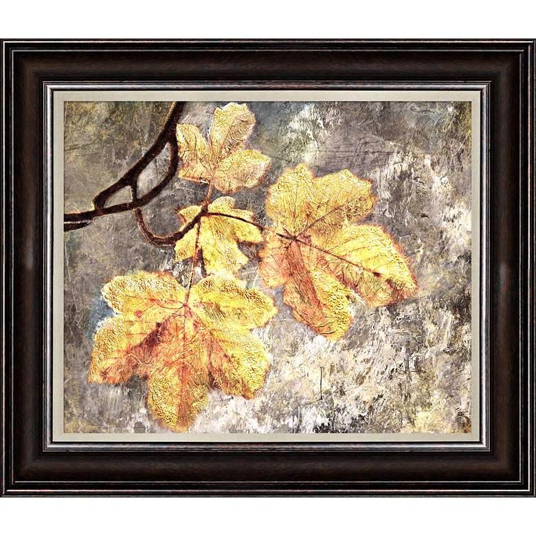 Image 1 Sycamore Leaves 27 3/4 inch Wide Contemporary Giclee Wall Art