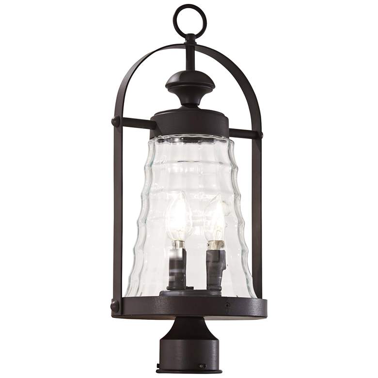Image 1 Sycamore Trail 20" High Dorian™ Bronze Outdoor Post Light