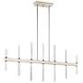 1_Sycara 48 1/4"W Polished 14-Light LED Linear Chandelier