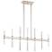 Sycara 48 1/4"W Polished 14-Light LED Linear Chandelier