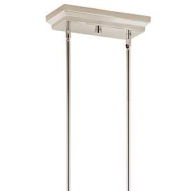 Image4 of Sycara 48 1/4"W Polished 14-Light LED Linear Chandelier more views
