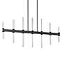 Thumbnail3 of Sycara Black Linear Chandelier 14Lt more views