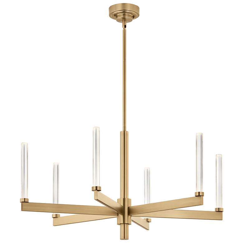 Image 2 Sycara Champagne Bronze Chandelier 6Lt