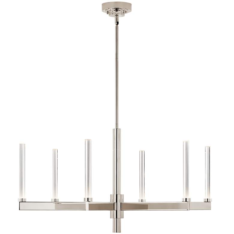 Image 4 Sycara Polished Nickel Chandelier 6Lt more views