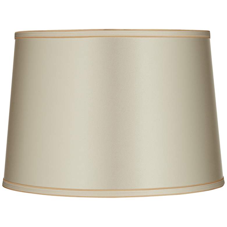 Image 1 Sydnee Champagne Gold with Trim Drum Shade 14x16x11 (Spider)