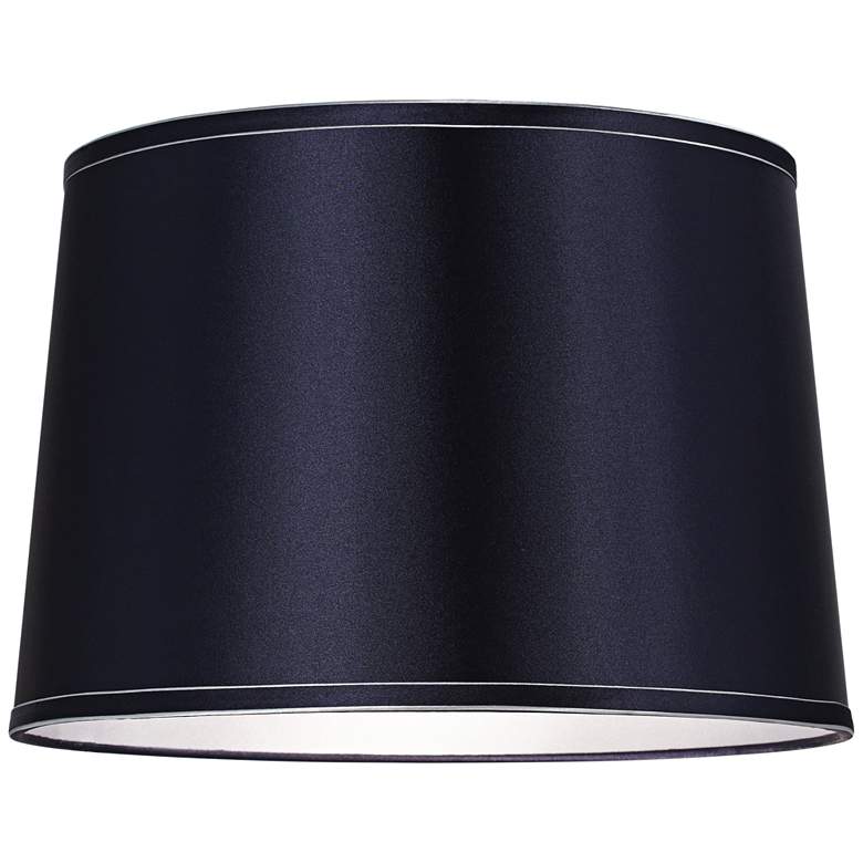 Image 3 Sydnee Navy Set of 2 Drum Lamp Shades 14x16x11 (Spider) more views