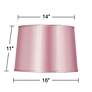 Sydnee Pale Pink Satin Drum Lamp Shade 14x16x11 (Spider)