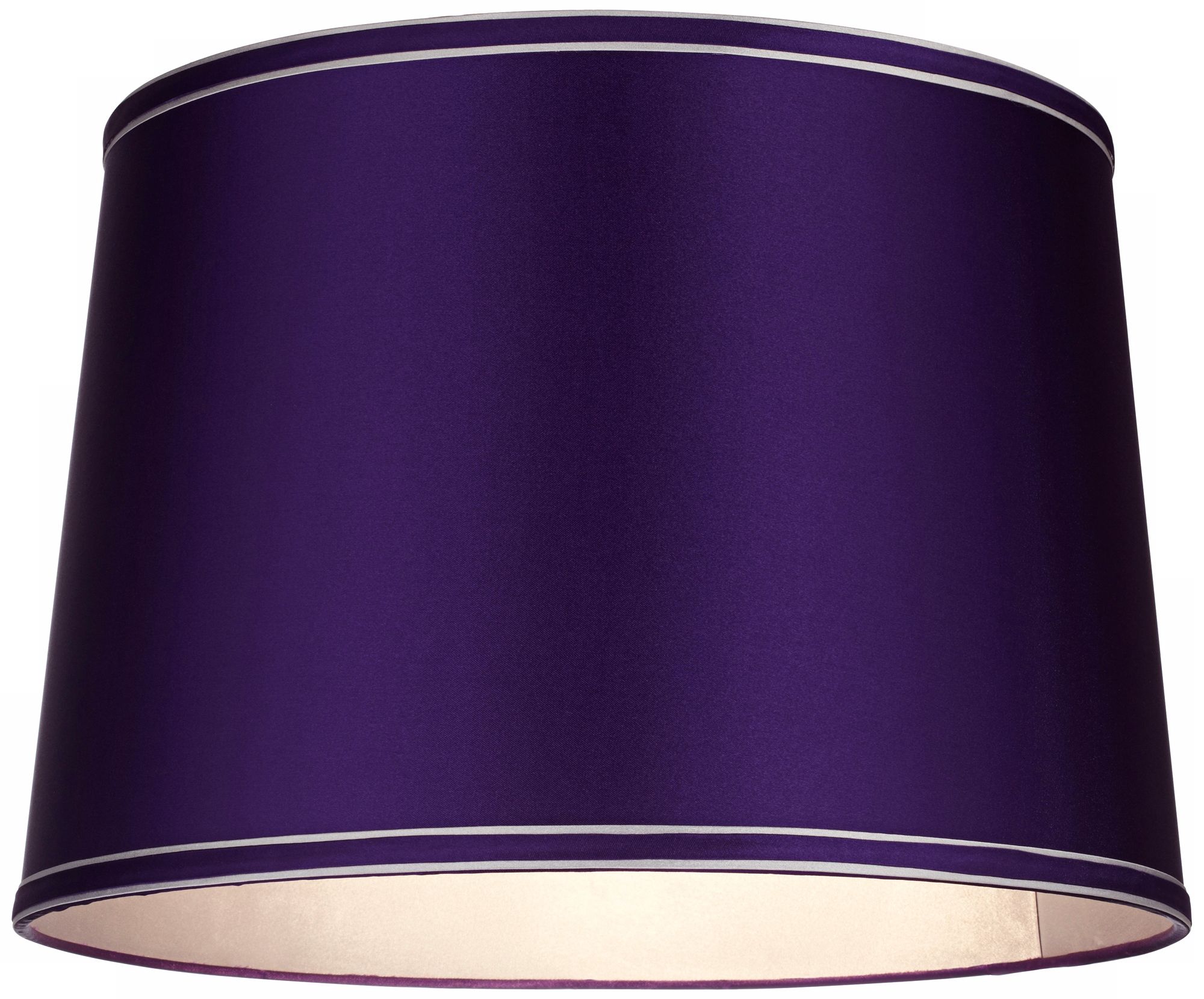 purple and grey lampshade