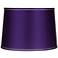 Sydnee Satin Dark Purple Lamp Shade 14x16x11 (Spider)