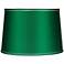 Sydnee Satin Emerald Green Drum Lamp Shade 14x16x11 (Spider)