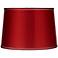 Sydnee Satin Red Drum Lamp Shade 14x16x11 (Spider)