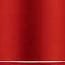2_Sydnee Satin Red Silver Trim Drum Lamp Shade 14x16x11 (Spider) more views