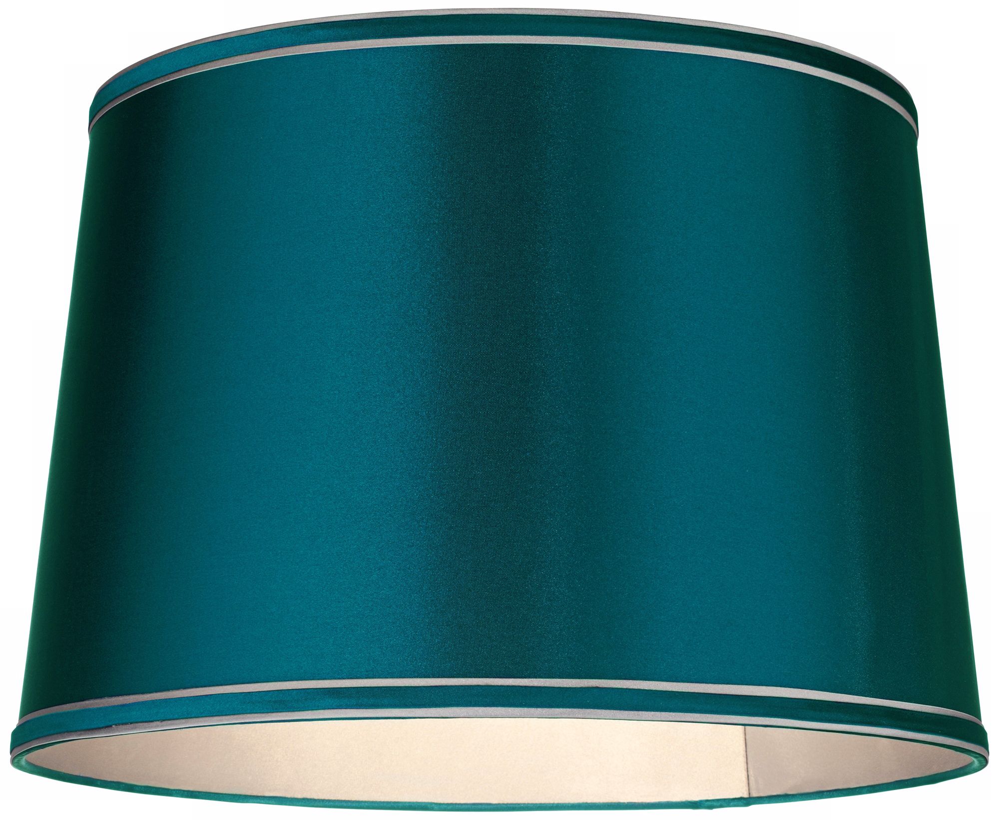 teal blue lamp shade