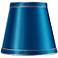 Sydnee Satin Turquoise Lamp Shade 3.5x5x5 (Clip-on)