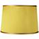 Sydnee Satin Yellow Drum Lamp Shade 14x16x11 (Spider)